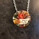 With Fond Love to Thee Tin Necklace