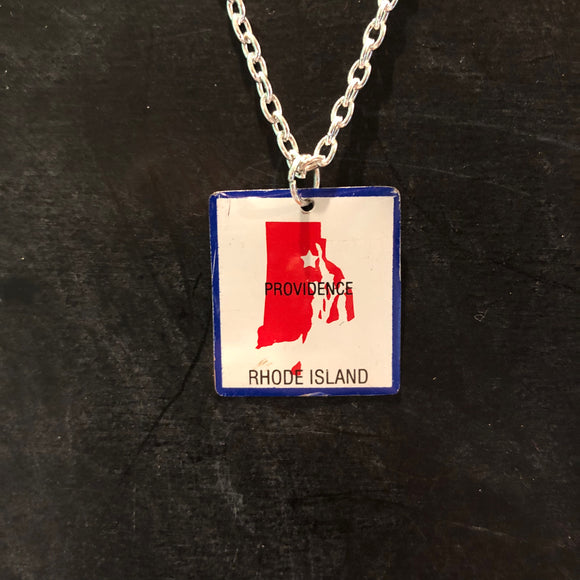 Rhode Island Tin Necklace