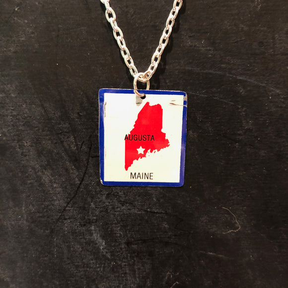 Maine Tin Necklace