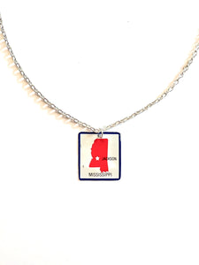 Mississippi Tin Necklace
