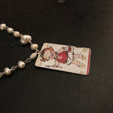 Campbell’s Soup Cutie Tin Necklace with Freshwater Pearls