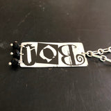 Boo Tin Necklace with Beads