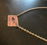 Anguilla Stamp Tin Necklace
