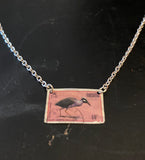 Anguilla Stamp Tin Necklace