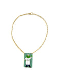 Wally Red Sox Tin Necklace