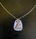 Terrier Tin Necklace
