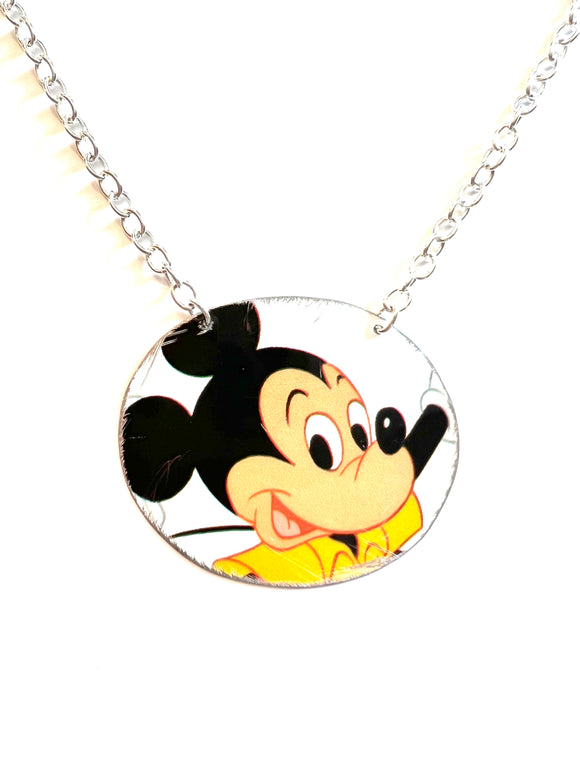 Mickey Mouse Tin Necklace