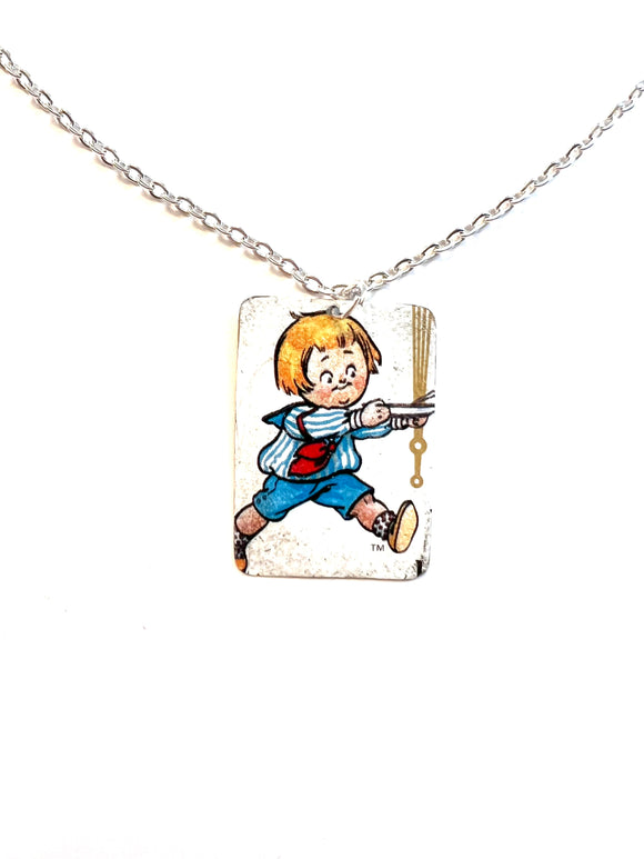 Campbell’s Soup Cutie with Bowl Tin Necklace