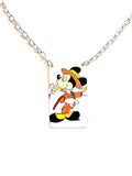 Dapper Mickey Mouse Tin Necklace