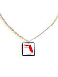 Florida Tin Necklace